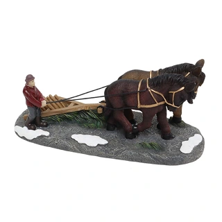 Santaville Boer met Werkpaarden | De Boet