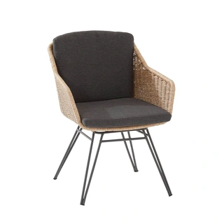 Bohemian Dining Tuinstoel - Naturel | De Boet