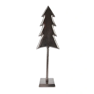 Beeld Kerstboom Zwart Antiek - 77 cm