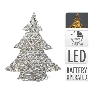 LED Kerstboom Grijs - 40 cm