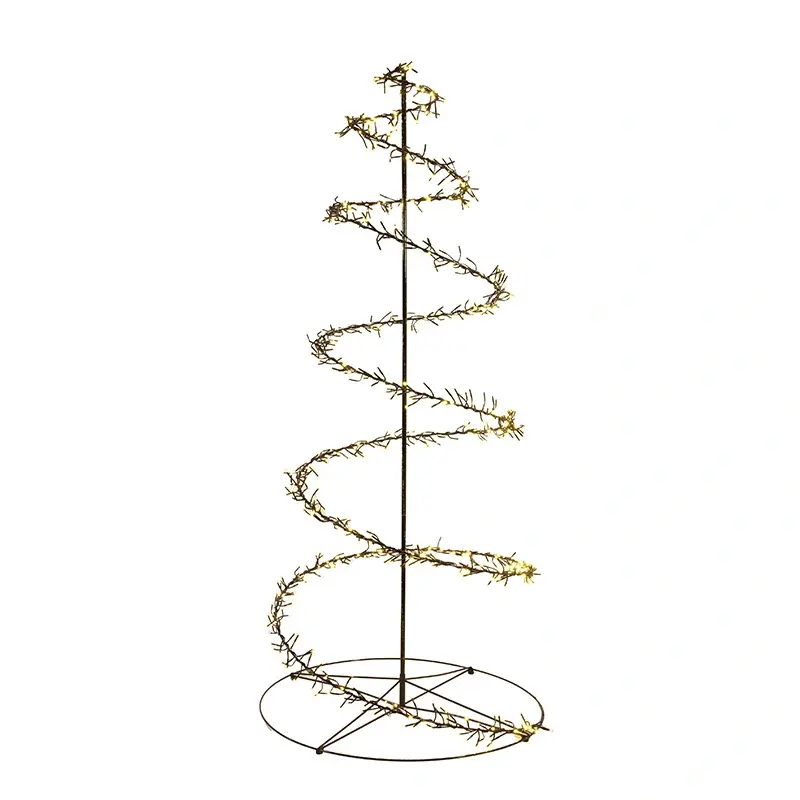 LED Kerstboom Swirl Klassiek Warm/Warm wit - Ø70x120 cm - afbeelding 2