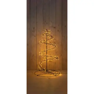 LED Kerstboom Swirl Klassiek Warm - Ø70x120 cm - afbeelding 1