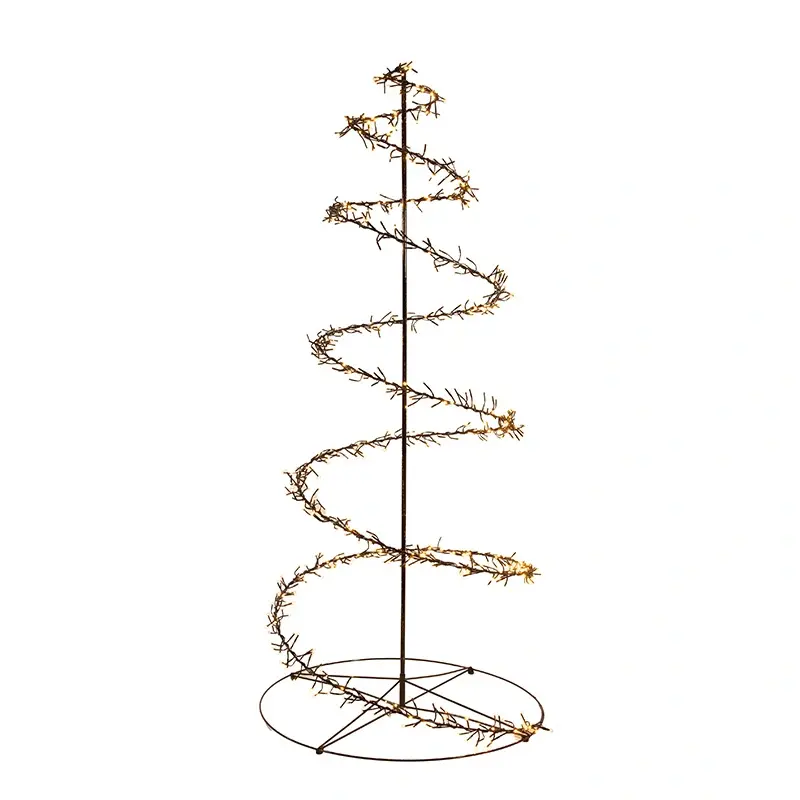 LED Kerstboom Swirl Klassiek Warm - Ø70x120 cm - afbeelding 2