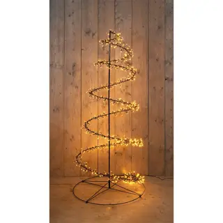 LED Kerstboom Swirl Klassiek Warm - Ø74x160 cm