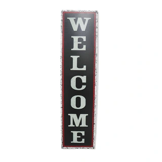 Wanddeco 'Welcome' - 23x96 cm | De Boet