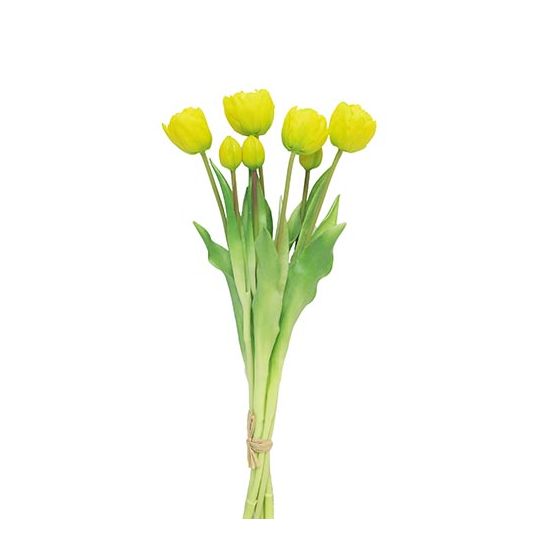 Kunst Bosje Tulpen  - Geel