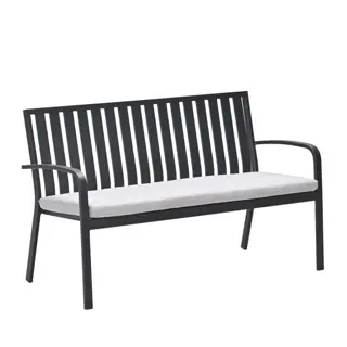 Garden Impressions Bruno Parkbank - Carbon Black | De Boet