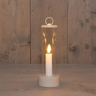LED Buitenkaars Hanger Zand - Ø7x20,5 cm | De Boet