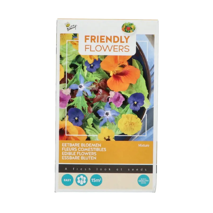 Buzzy® Friendly Flowers Eetbare Bloemen - afbeelding 1