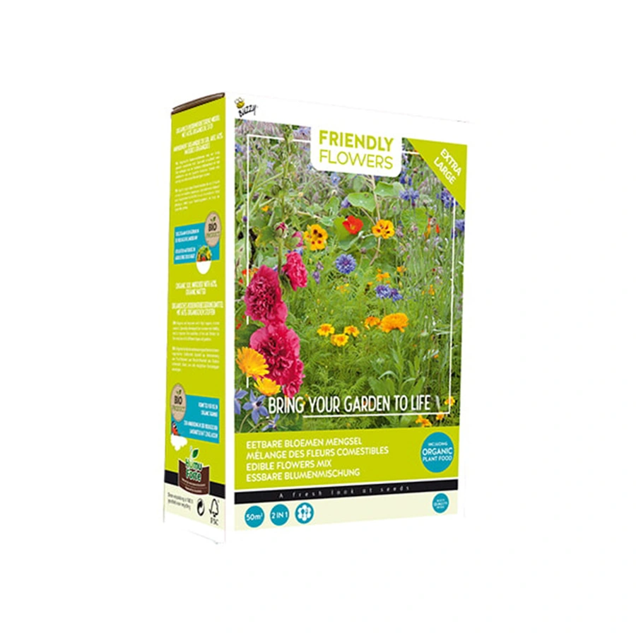 Buzzy® Friendly Flowers XL Eetbare Bloemen