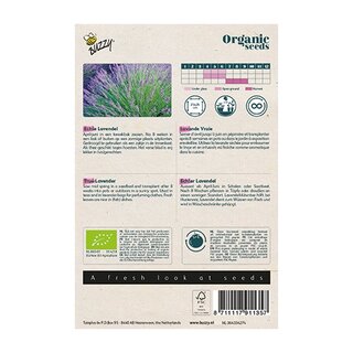 Buzzy® Organic EcHorti Topse Lavendel  (BIO) - afbeelding 2