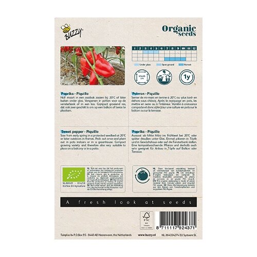 Buzzy® Organic Paprika Piquillo (BIO) - afbeelding 2