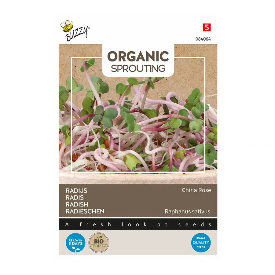 Buzzy® Organic Sprouting Radijs China Rose (BIO) - afbeelding 1