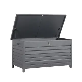 Cambridge Kussenbox 155 cm - Carbon Black | De Boet