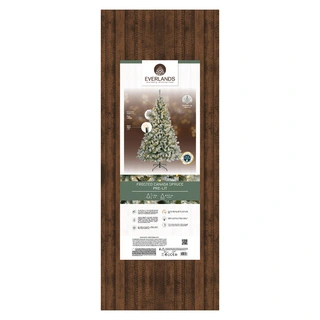 Everlands Kunstkerstboom Canada Frosted LED - 180 cm - afbeelding 6