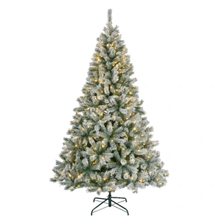 Everlands Kunstkerstboom Canada Frosted LED - 210 cm - afbeelding 1