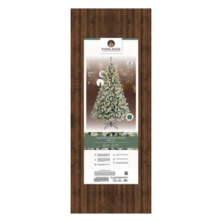 Everlands Kunstkerstboom Canada Frosted LED - 210 cm - afbeelding 6