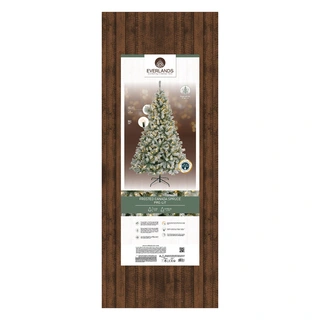 Everlands Kunstkerstboom Canada Frosted LED - 240 cm - afbeelding 6