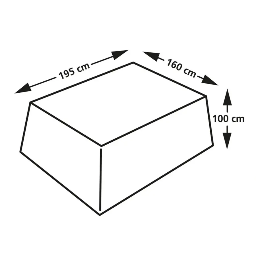 Eurotrail Cantonic Tuinset Beschermhoes 195x160x100 cm - afbeelding 4