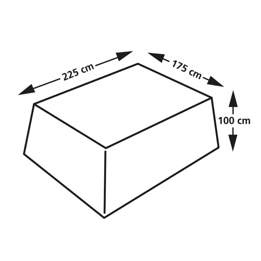 Eurotrail Cantonic Tuinset Beschermhoes 225x175x100 cm - afbeelding 5