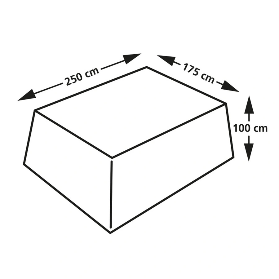 Eurotrail Cantonic Tuinset Beschermhoes 250x175x100 cm - afbeelding 5