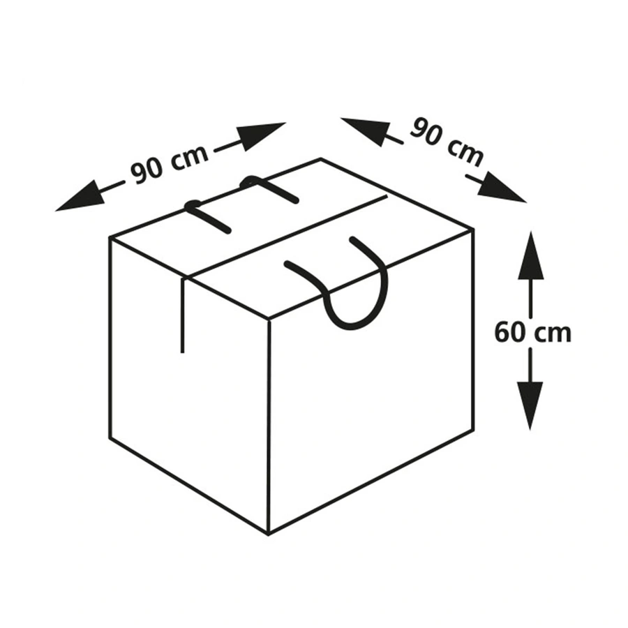 Eurotrail Cantonic Loungekussen Draagtas 90x90x60 cm - afbeelding 3