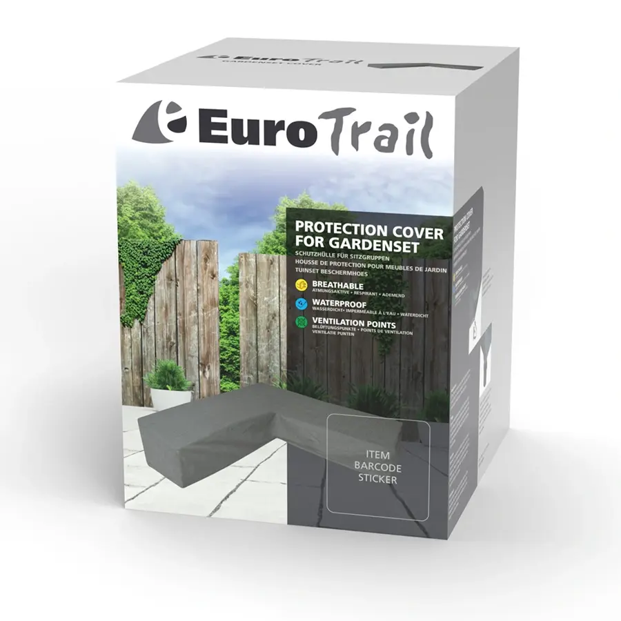 Eurotrail Cantonic Hoekbank Beschermhoes 275x275x 70/100 cm - afbeelding 4