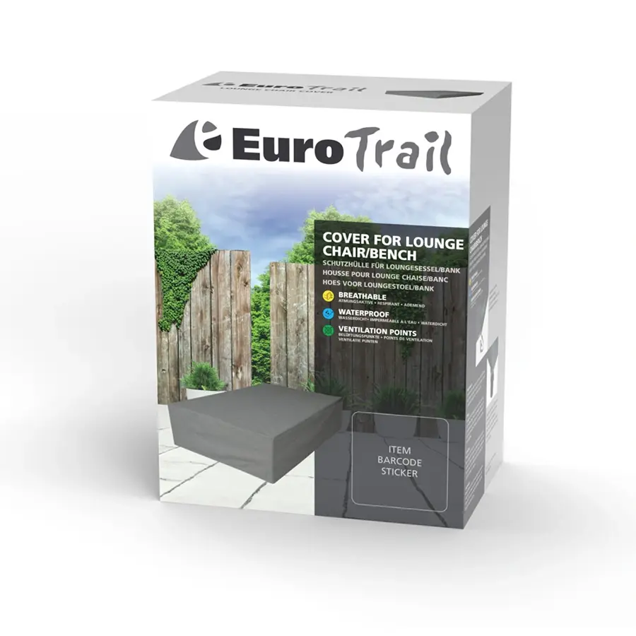 Eurotrail Cantonic Loungestoel/bank Beschermhoes 100x100x70 cm - afbeelding 4