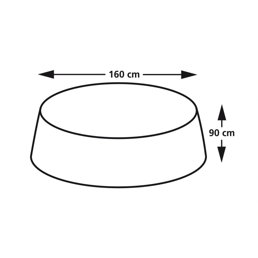 Eurotrail Cantocic Tuinset Rond Beschermhoes Ø160x90 cm - afbeelding 4