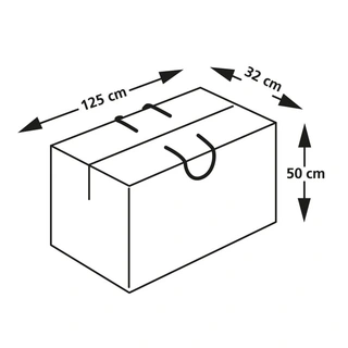 Eurotrail Cantonic Loungekussen Draagtas 125x50x32 cm - afbeelding 2