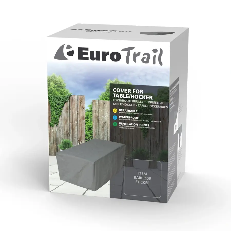 Eurotrail Cantonic Tuintafel Beschermhoes 255x110x75 cm - afbeelding 4