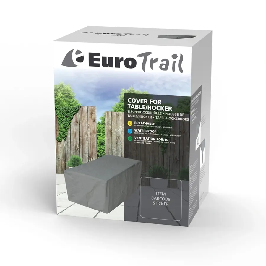 Eurotrail Cantonic Tuintafel/zitgroep Beschermhoes 305x110x75 cm - afbeelding 4