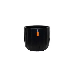 Capi Pot Bol Craft 9x8 cm - Zwart | Tuincentrum De Boet