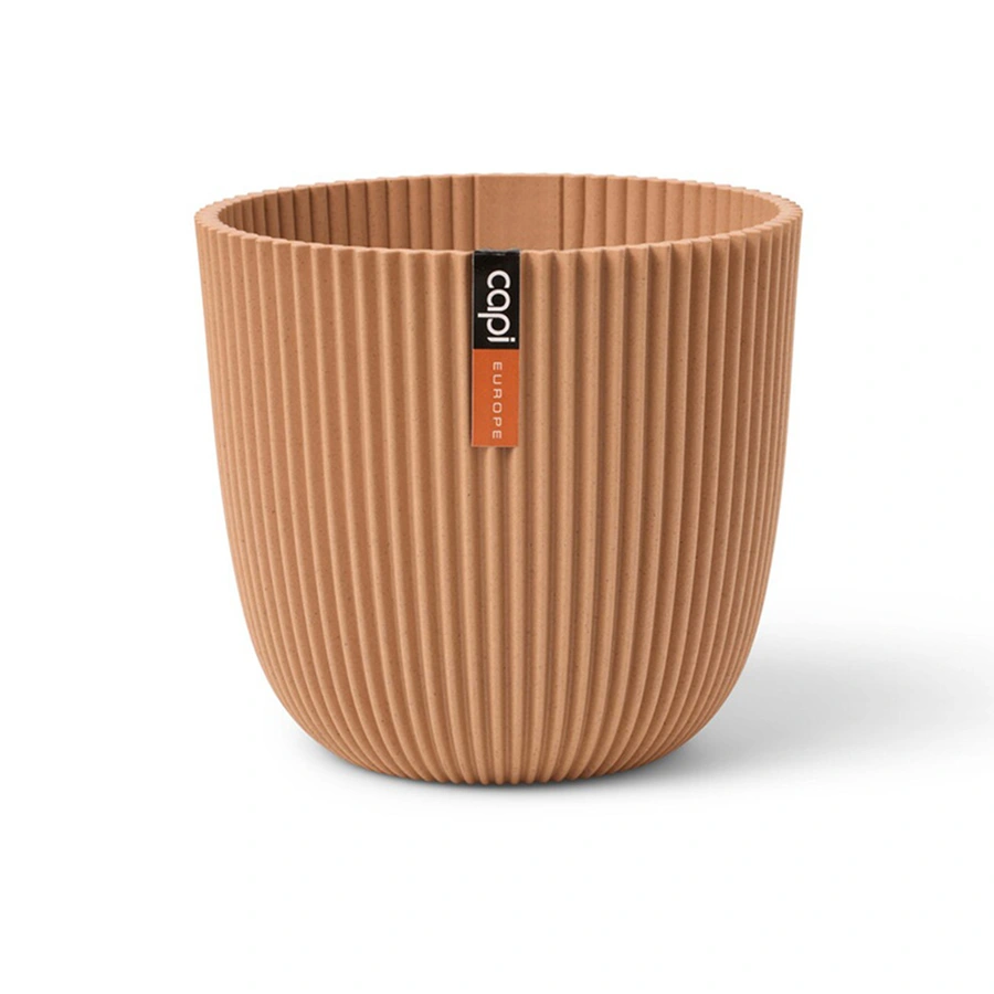 Capi Pot Bol Groove 25x23 cm - Peachy Fuzz - afbeelding 1