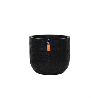 Capi Pot Bol Skin 14x13 cm - Zwart