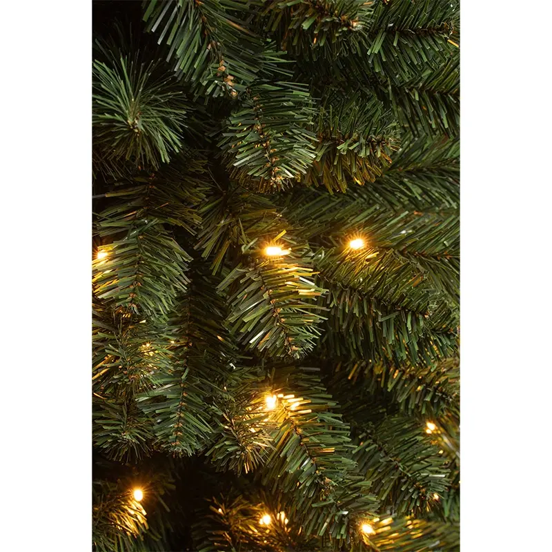 Black Box Kunstkerstboom Charlton Pilar Groen LED - Ø53x185 cm - afbeelding 3