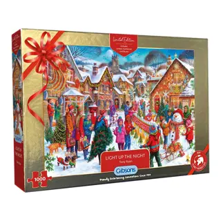 Christmas Limited Edition Puzzel Light Up The Night - 1000 st.