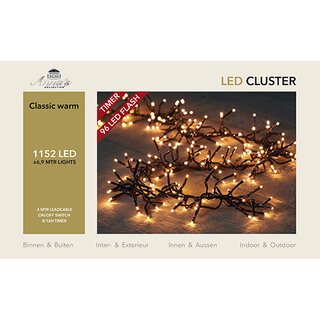 LED Clusterverlichting Klassiek Flash - 6,9 m