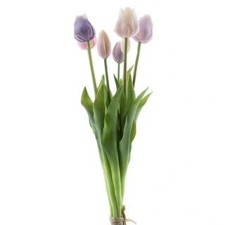 Bosje kunst tulpen  x7 nw purple/laven combo 47cm