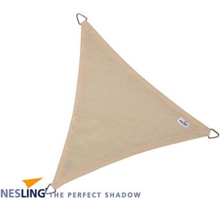 Nesling Coolfit schaduwdoek driehoek 3,6m - Creme - afbeelding 1