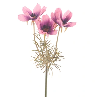 Kunstbloem Cosmos Dark Pink - 28 cm