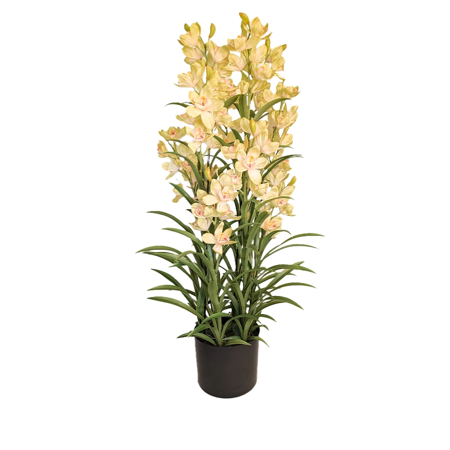 Cymbidium Kunstplant 125 cm - Groen