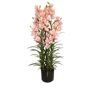 Cymbidium Kunstplant 125 cm - Roze