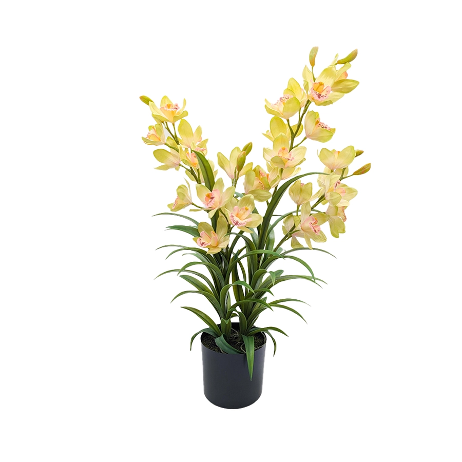 Cymbidium Kunstplant 80 cm - Groen