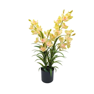 Cymbidium Kunstplant 80 cm - Groen