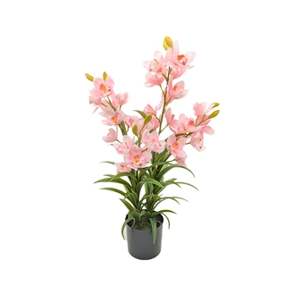 Cymbidium Kunstplant 80 cm - Roze