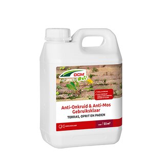 DCM Anti-Onkruid & Anti-Mos - Terras, oprit en paden - 2,5 L