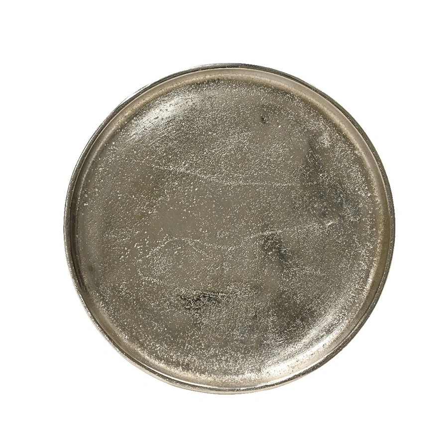 Decoratiebord Zilver -  Ø30 cm - afbeelding 1