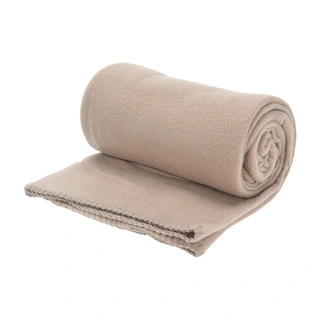 Fleece Deken 125x150 cm - Taupe - afbeelding 1