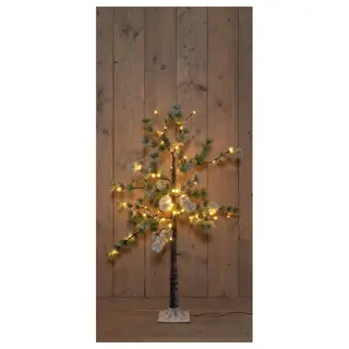 LED Dennenboom Sneeuw Klassiek Warm - 120 cm